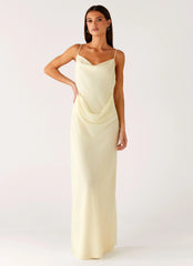 Oliana Maxi Dress - Yellow