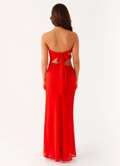 Carla Maxi Dress - Red