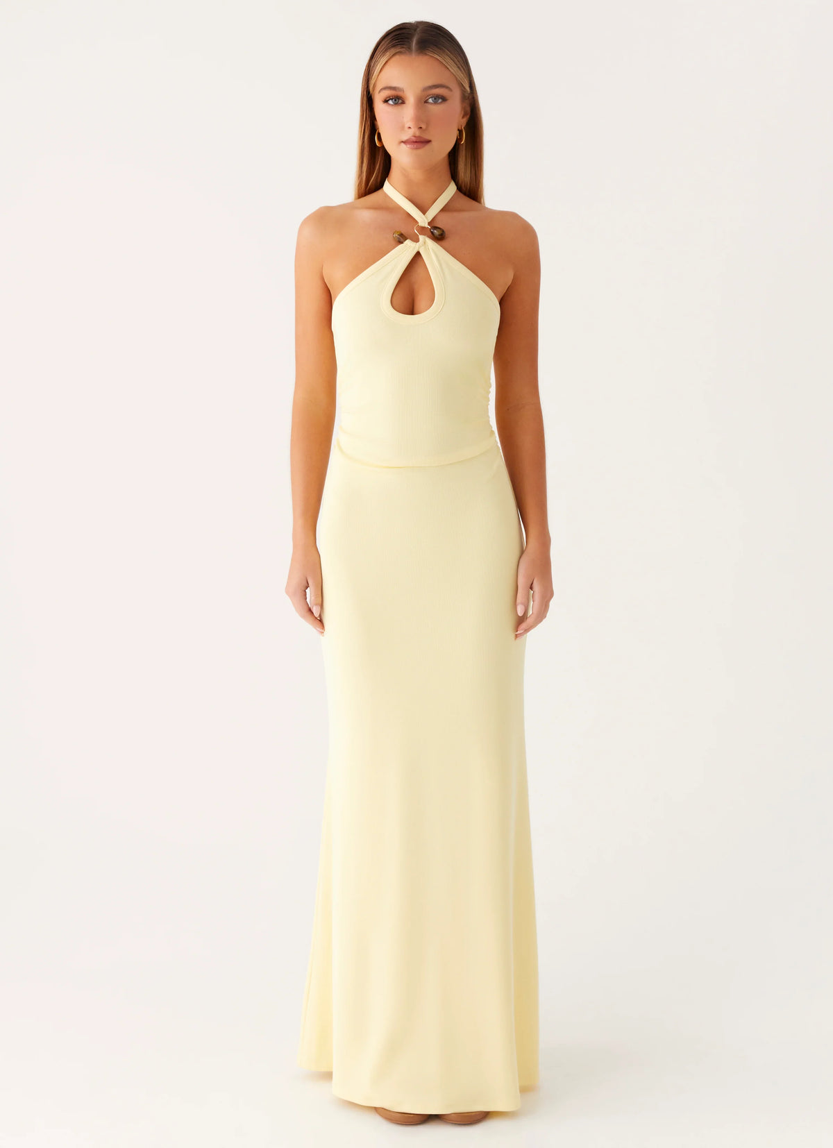 Instant Attraction Maxi Dress - Yellow