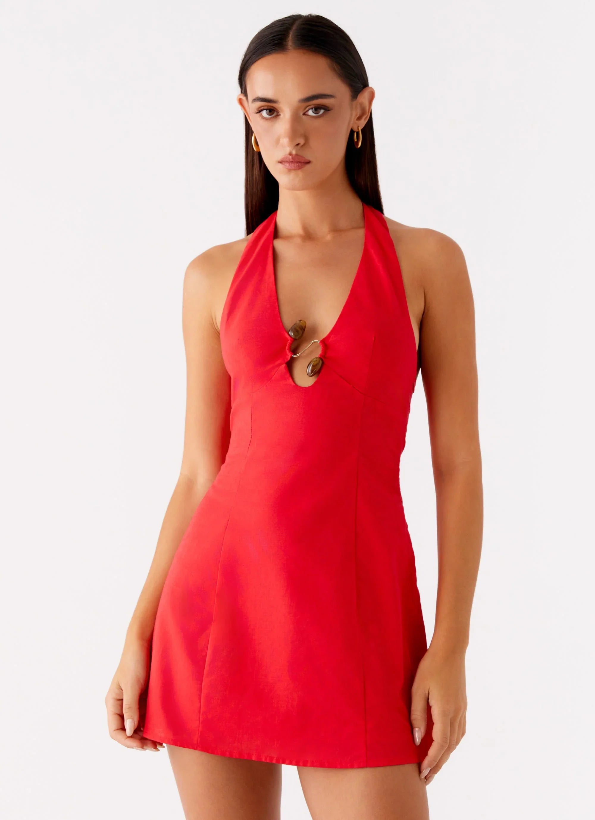 Roxe Mini Dress - Red