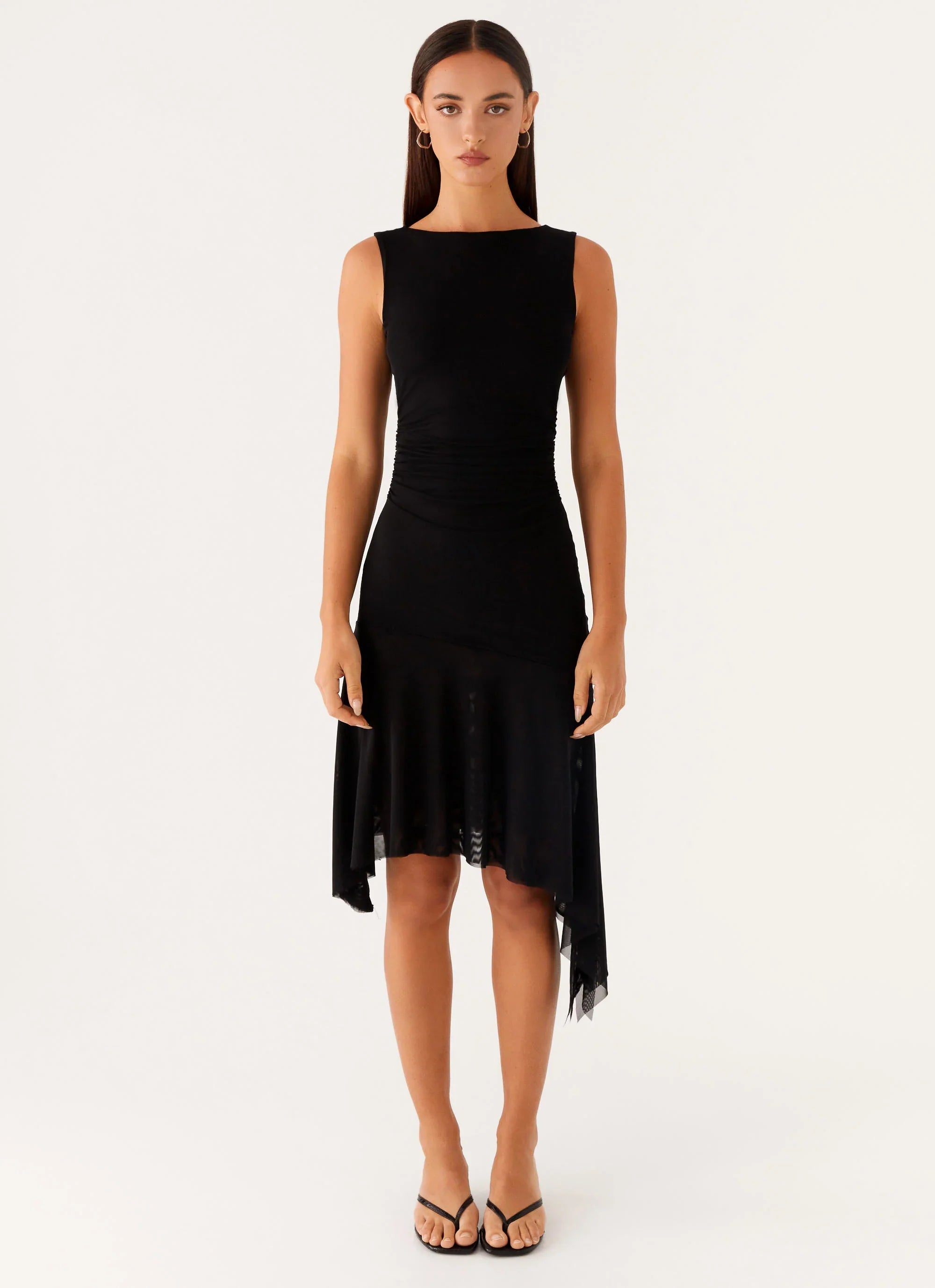 Winona Midi Dress - Black