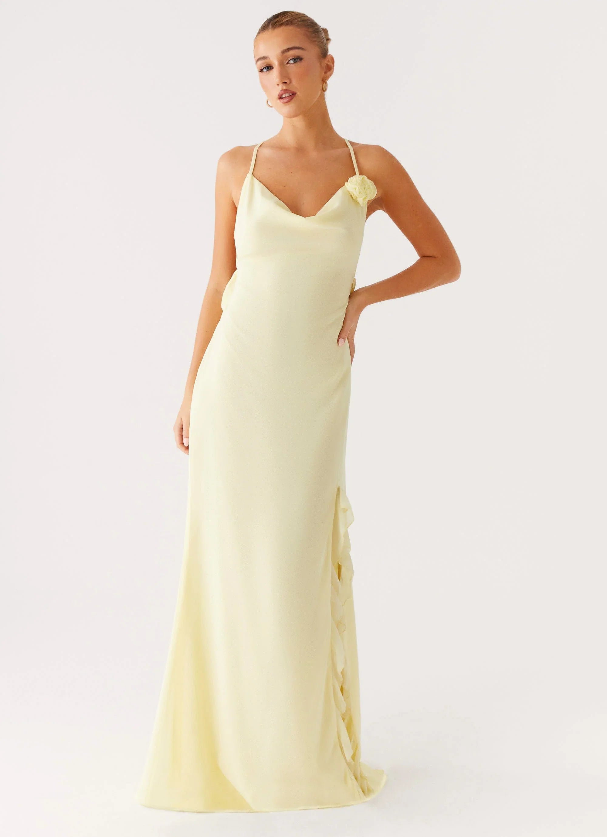 First Class Maxi Dress - Yellow