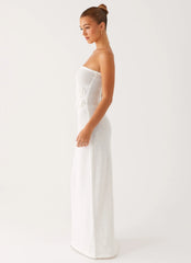 Arli Strapless Maxi Dress - Ivory