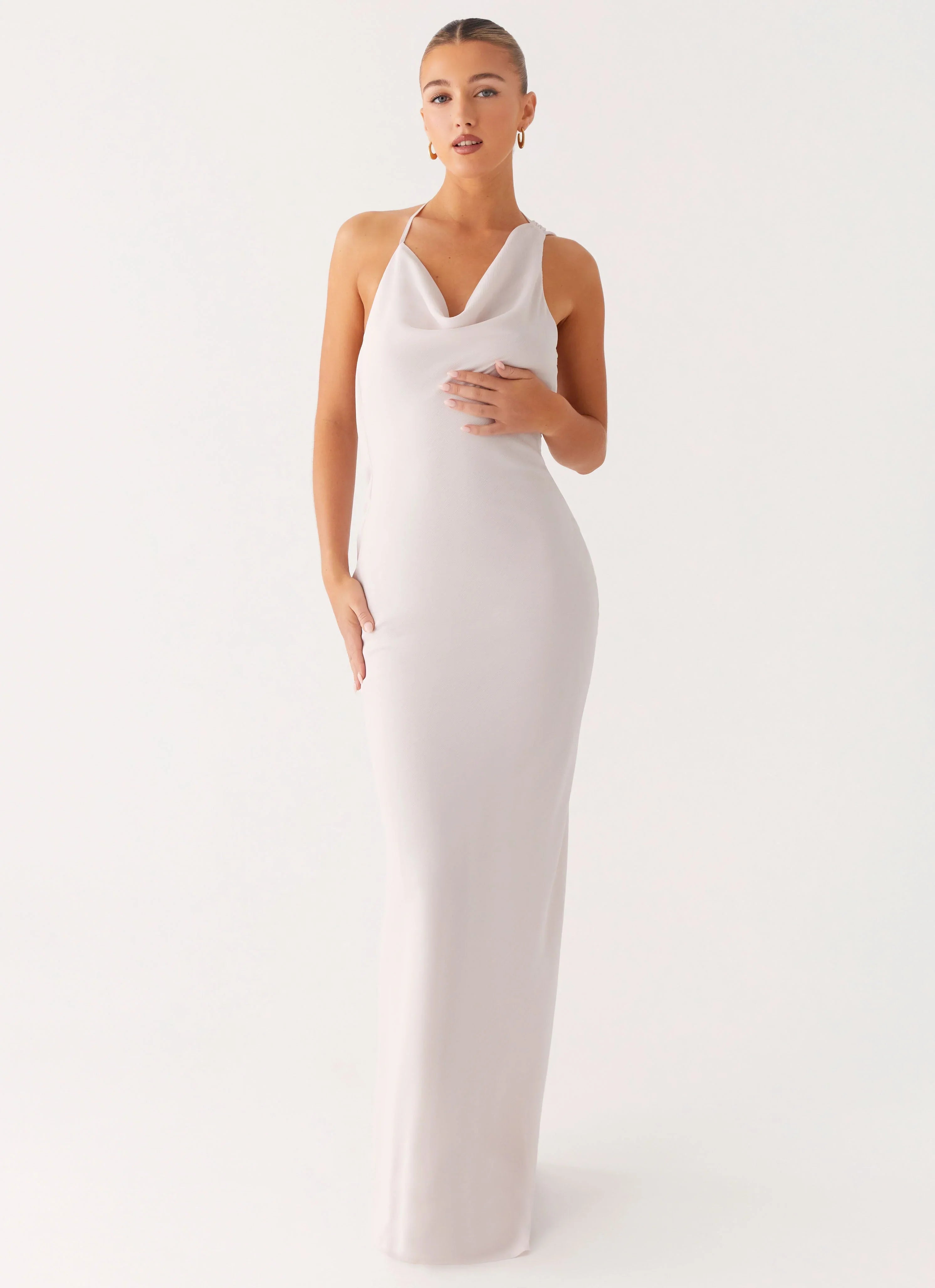Opal Glow Maxi Dress - Off White