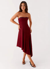 Matisse Midi Dress - Red
