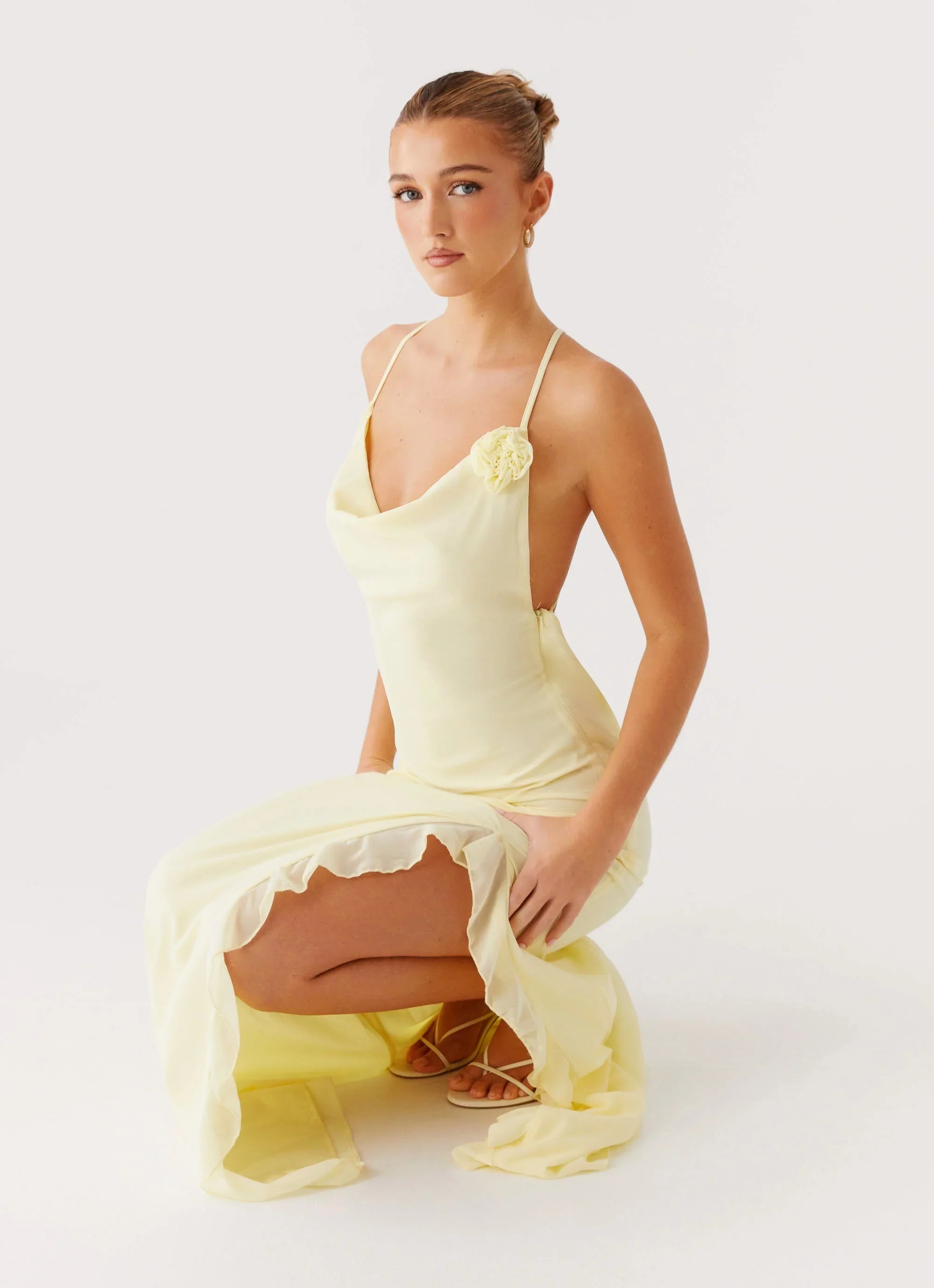 First Class Maxi Dress - Yellow